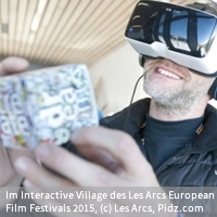 Im Interactive Village des Les Arcs European Film Festivals 2015, (c) Les Arcs, Pidz.com